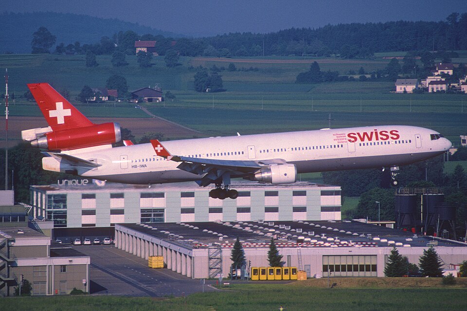 un MD-11 de Swiss