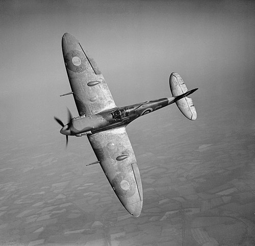 supermarine spittfire, los aviones que no podian romper la barrera del sonido