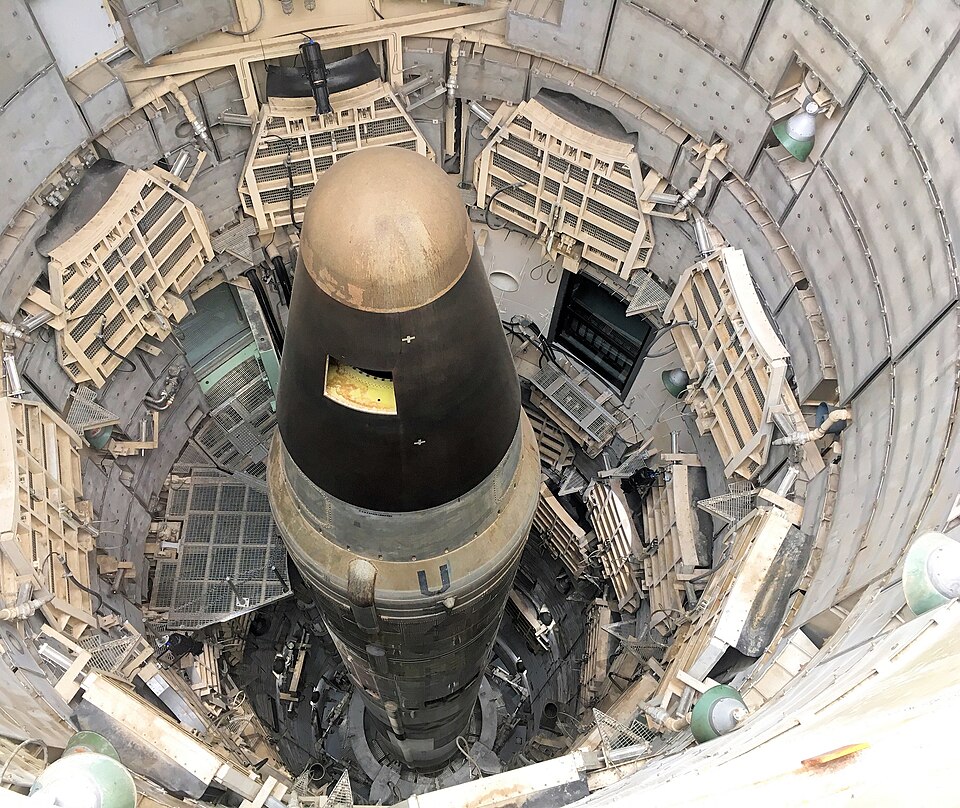 silo de lanzamiento de un misil balistico nuclear