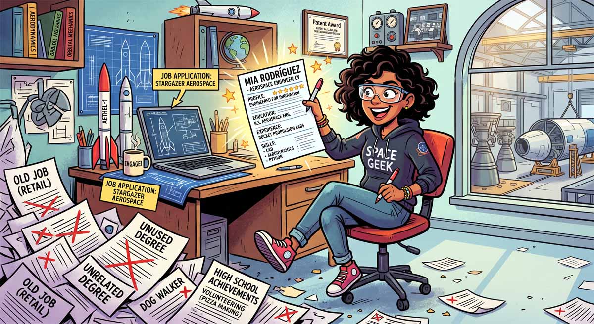 como redactar CV ingeniero